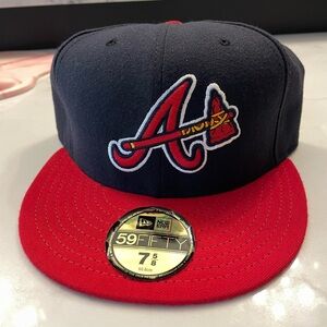 New Era, Men’s Fitted Wool Hat, size 7 & 5/8 - Atlanta Braves